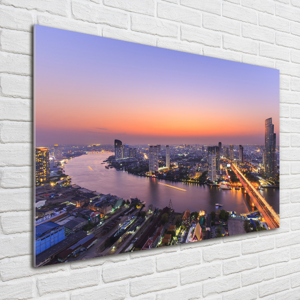 Quadro su vetro Bangkok Ovest