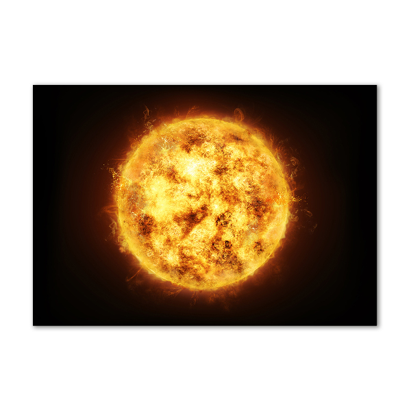 Quadro su vetro Sole