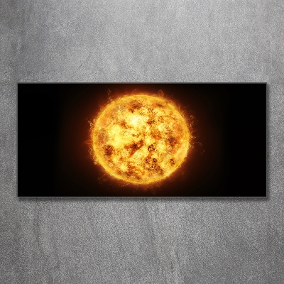 Quadro su vetro Sole