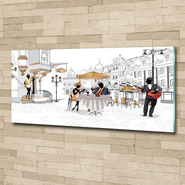 Quadro in verde Caffetteria