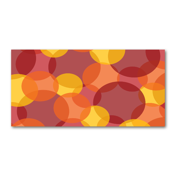 Quadro vetro Cerchi colorati