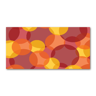 Quadro vetro Cerchi colorati