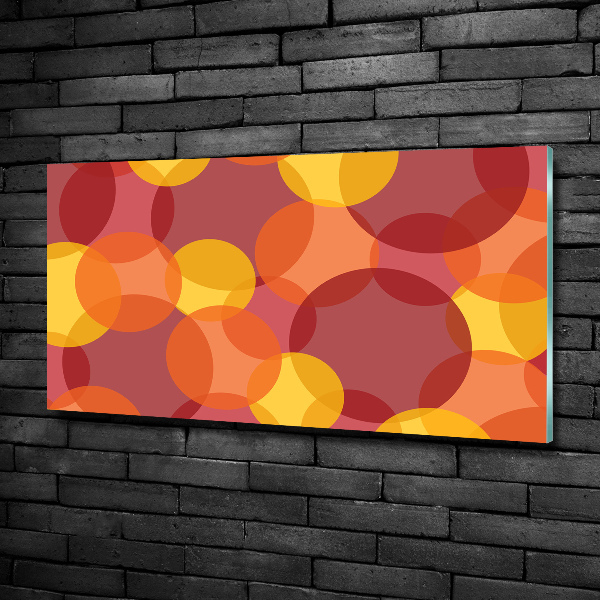 Quadro vetro Cerchi colorati