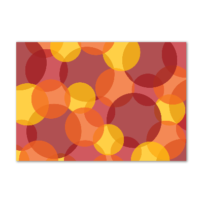 Quadro vetro Cerchi colorati