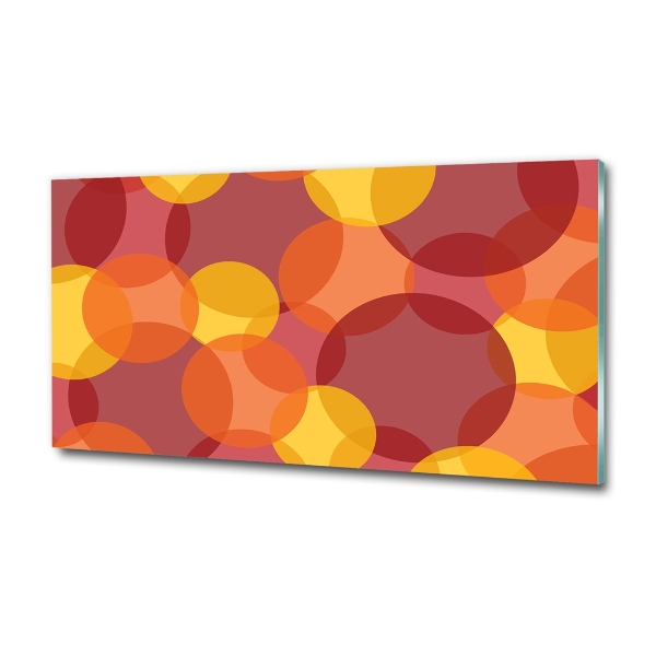 Quadro vetro Cerchi colorati