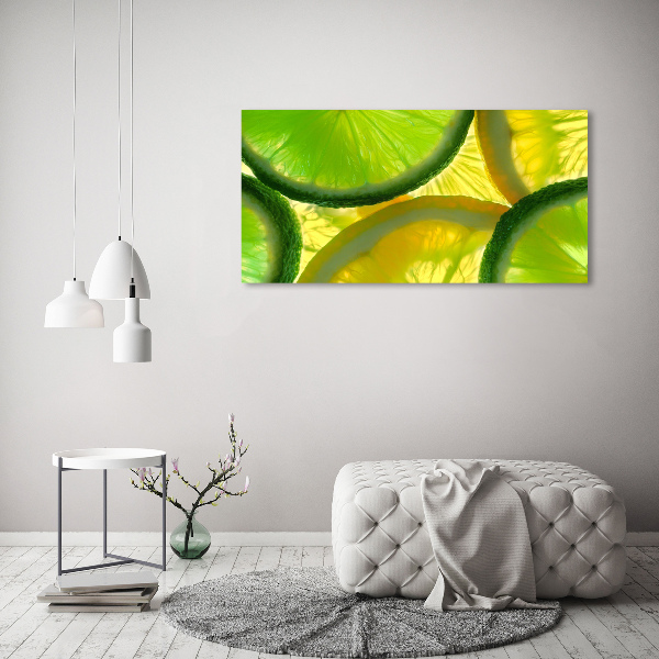Quadro in verde Lime e limone