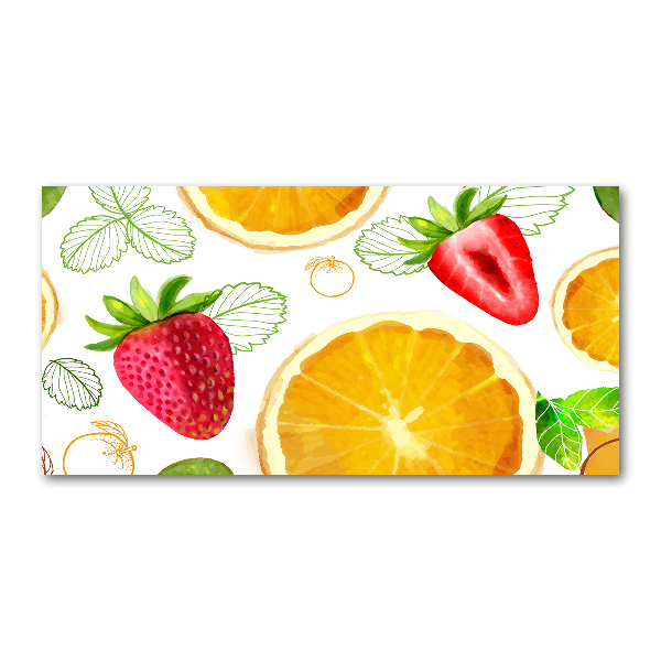 Quadro su vetro Frutta