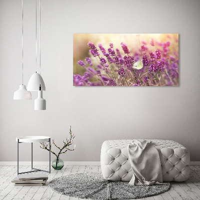 Quadro vetro Lavanda