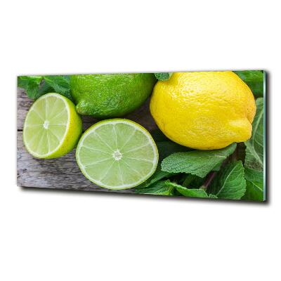 Quadro su vetro Lime e limone