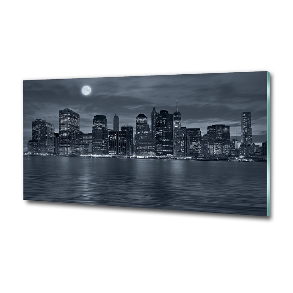 Quadro in vetro New York di notte