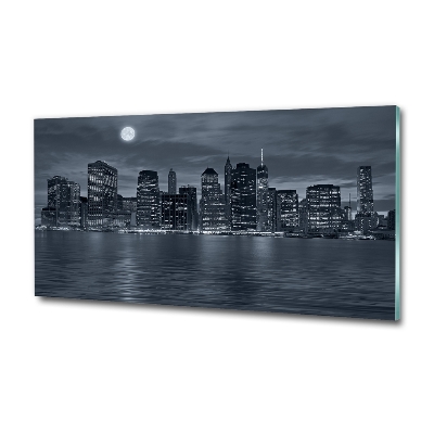 Quadro in vetro New York di notte
