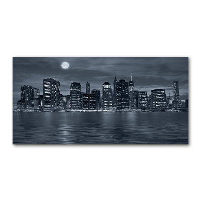 Quadro in vetro New York di notte