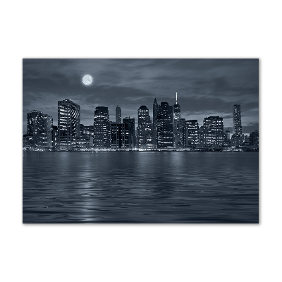 Quadro in vetro New York di notte