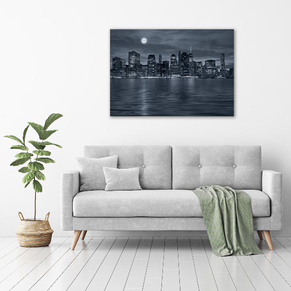 Quadro in vetro New York di notte