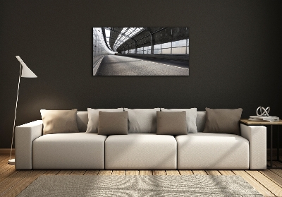 Quadro in verde Strada nel tunnel