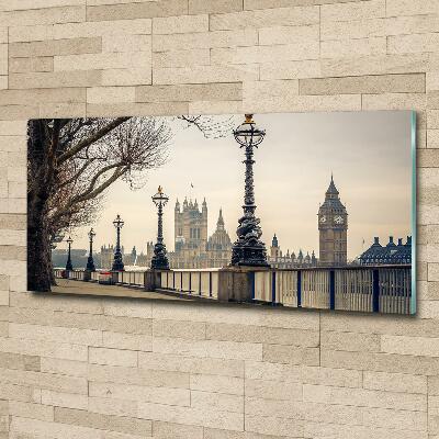 Quadro vetro Londra in autunno