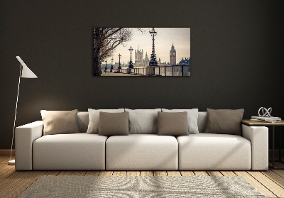 Quadro vetro Londra in autunno
