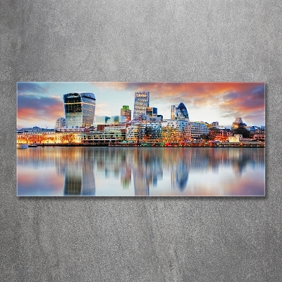 Quadro su vetro Panorama di Londra