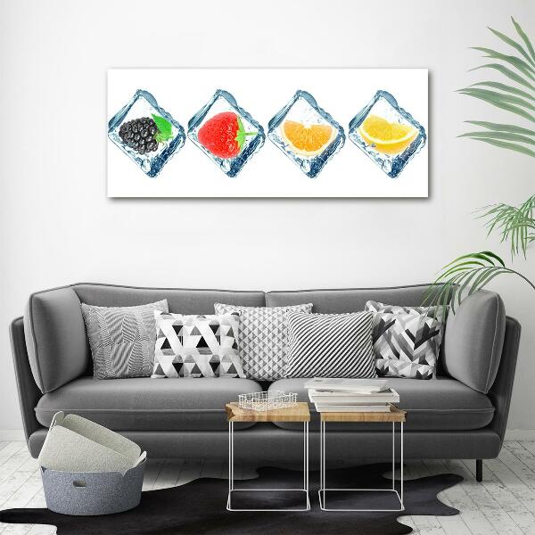 Quadro in vetro Cubetti di frutta