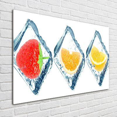 Quadro in vetro Cubetti di frutta