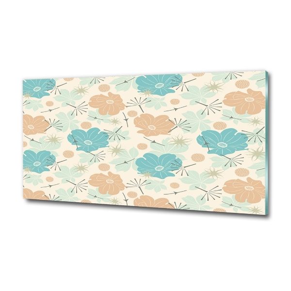 Quadro in verde Motivo floreale