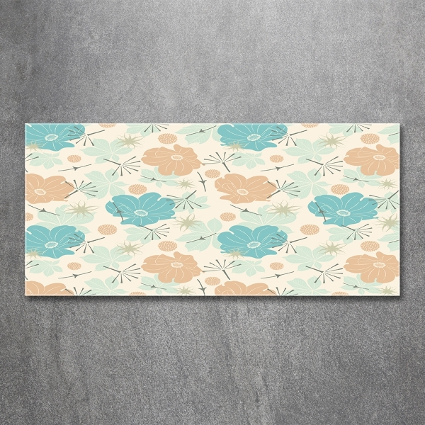 Quadro in verde Motivo floreale