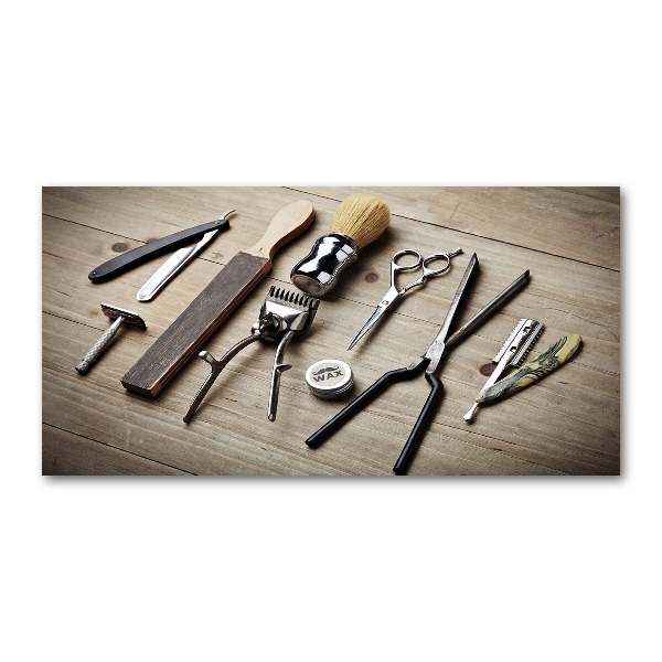 Quadro in verde Parrucchiere per uomo