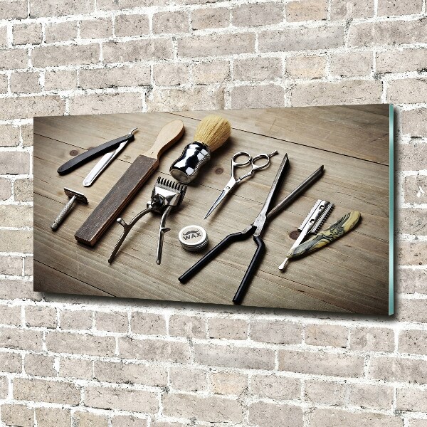 Quadro in verde Parrucchiere per uomo