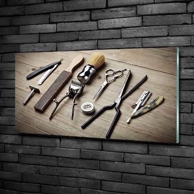 Quadro in verde Parrucchiere per uomo