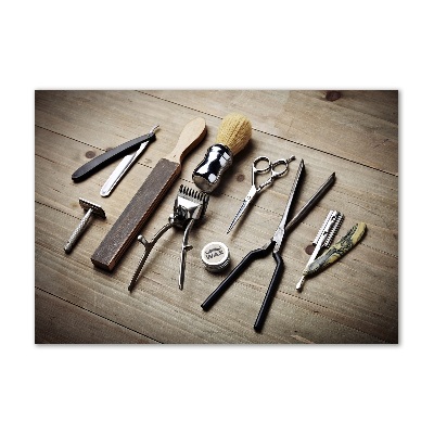 Quadro in verde Parrucchiere per uomo