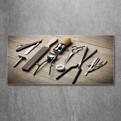 Quadro in verde Parrucchiere per uomo