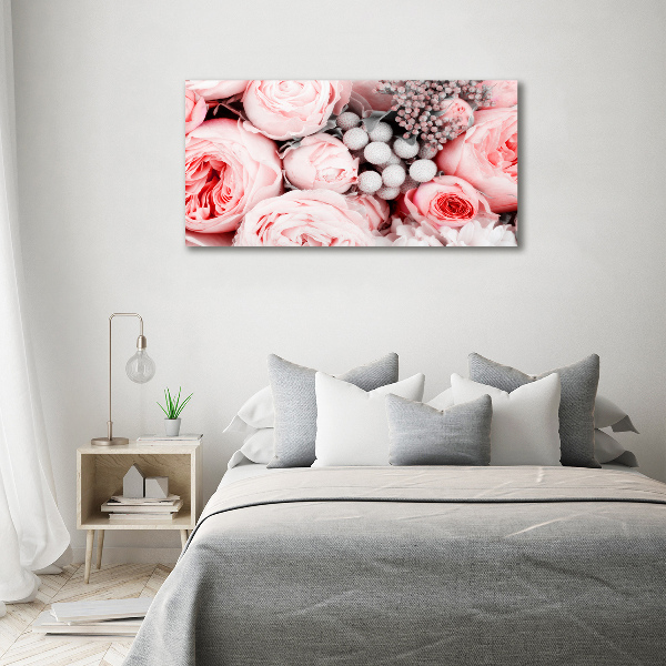 Quadro vetro Un mazzo di fiori