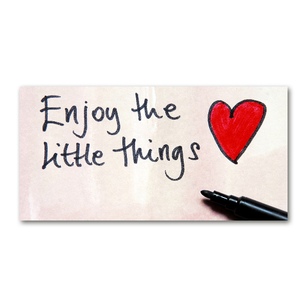 Quadro in verde Piccole cose