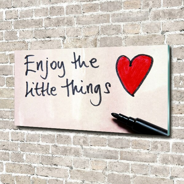 Quadro in verde Piccole cose