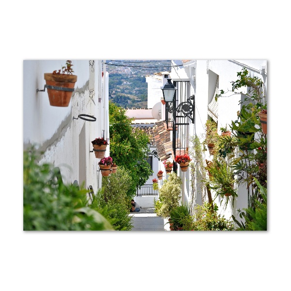 Quadro in verde Una strada affascinante