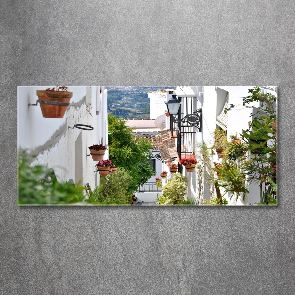 Quadro in verde Una strada affascinante