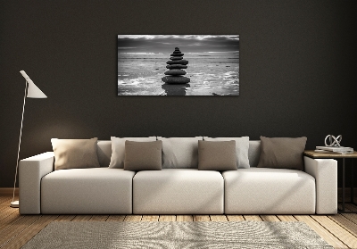 Quadro in verde Pietre di equilibrio