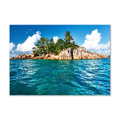 Quadro vetro Isola tropicale