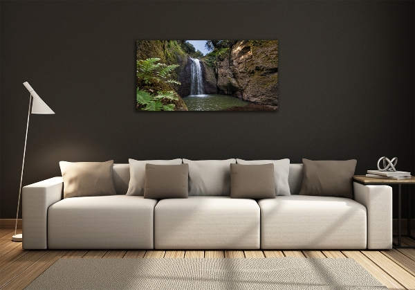 Quadro in vetro Cascata in Sardegna