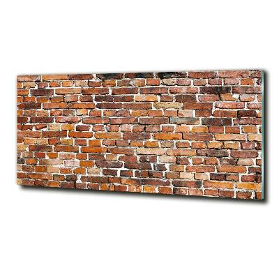 Quadro su vetro Muro di mattoni