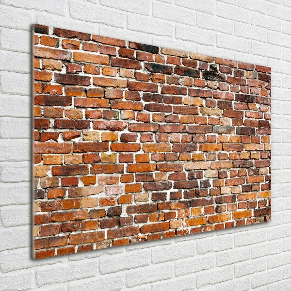 Quadro su vetro Muro di mattoni