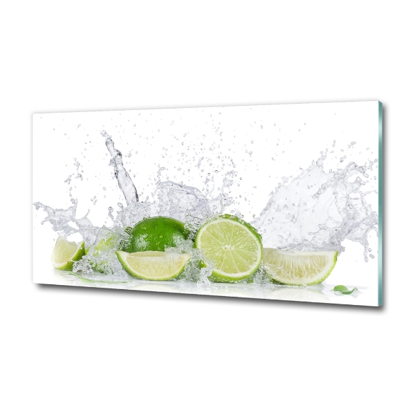 Quadro su vetro Calce e acqua