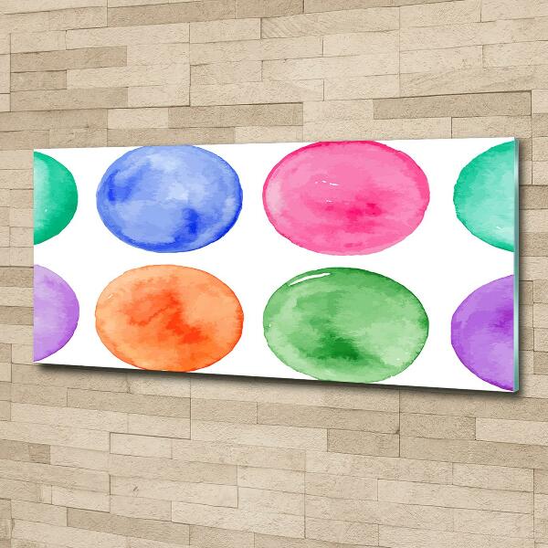 Quadro su vetro Cerchi colorati