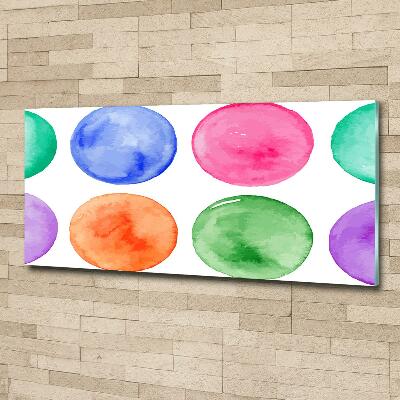 Quadro su vetro Cerchi colorati