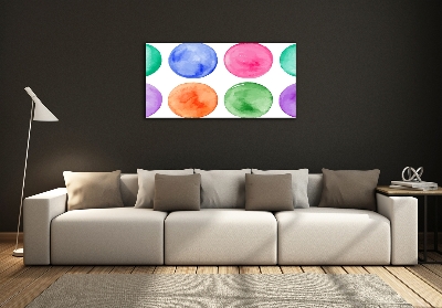 Quadro su vetro Cerchi colorati