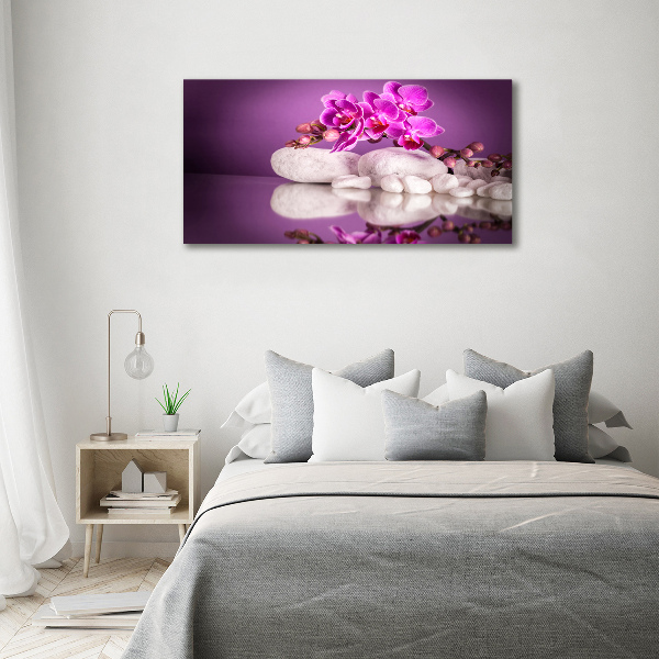 Quadro su vetro Orchidea rosa