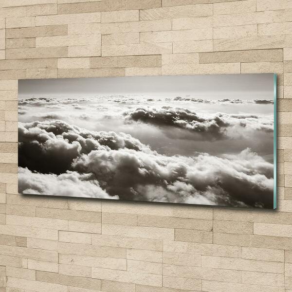 Quadro su vetro Nuvole viste dall'alto