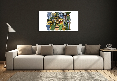 Quadro vetro Mostri pazzi