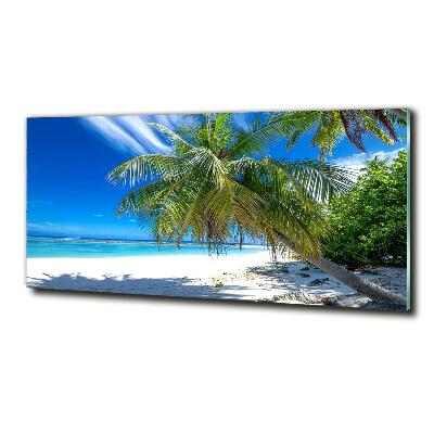 Quadro vetro Spiaggia tropicale