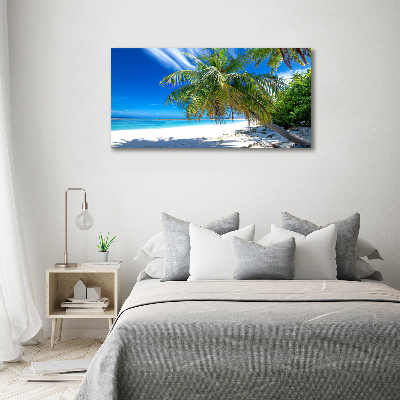 Quadro vetro Spiaggia tropicale